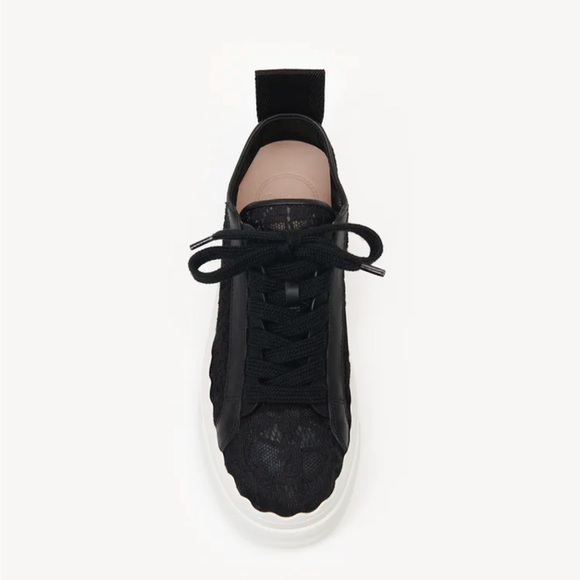 Chloe, LAUREN SNEAKER in black lace. Excellent condition! - Picture 4 of 15